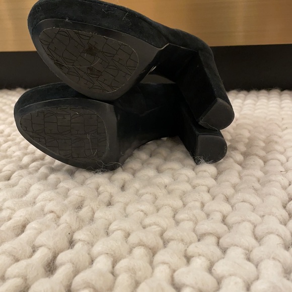 DVF suede heel platforms 37.5 - Picture 5 of 5